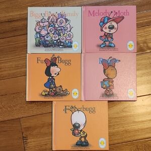 Set of 5 Vintage Topsy-Turvy Bugg Books (10 Stories, 5 Books)